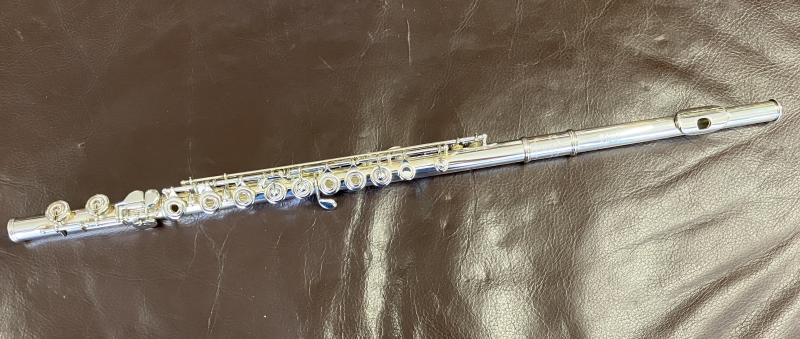 Flûte tête et tube argent