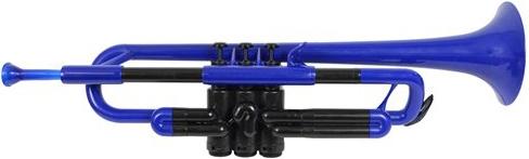 Acheter PTRUMPET TROMPETTE EN RESINE ABS BLEUE avec housse et