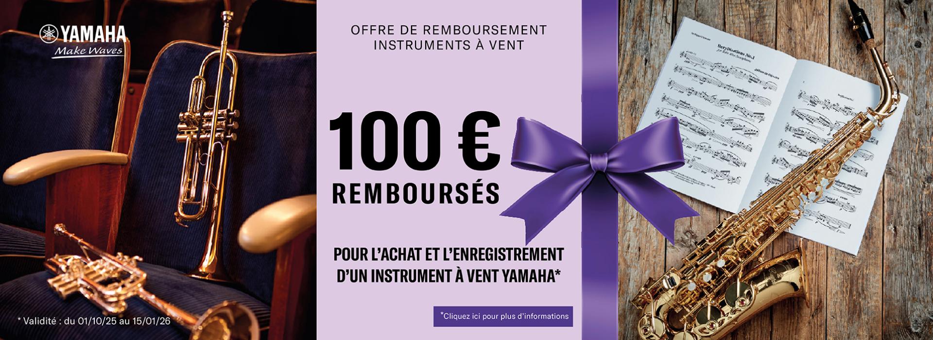 100€ REMBOURSÉS